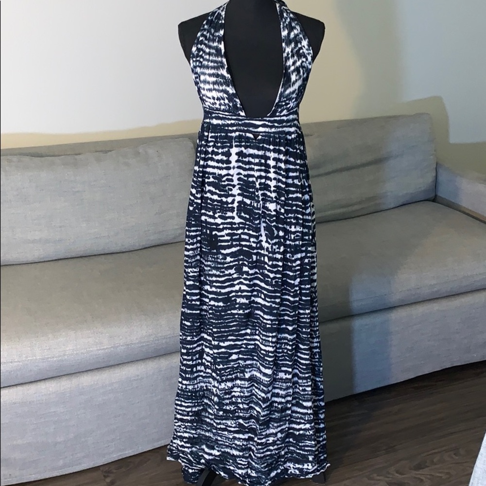 NWT Tiare Hawaii Halter Maxi Dress O/S